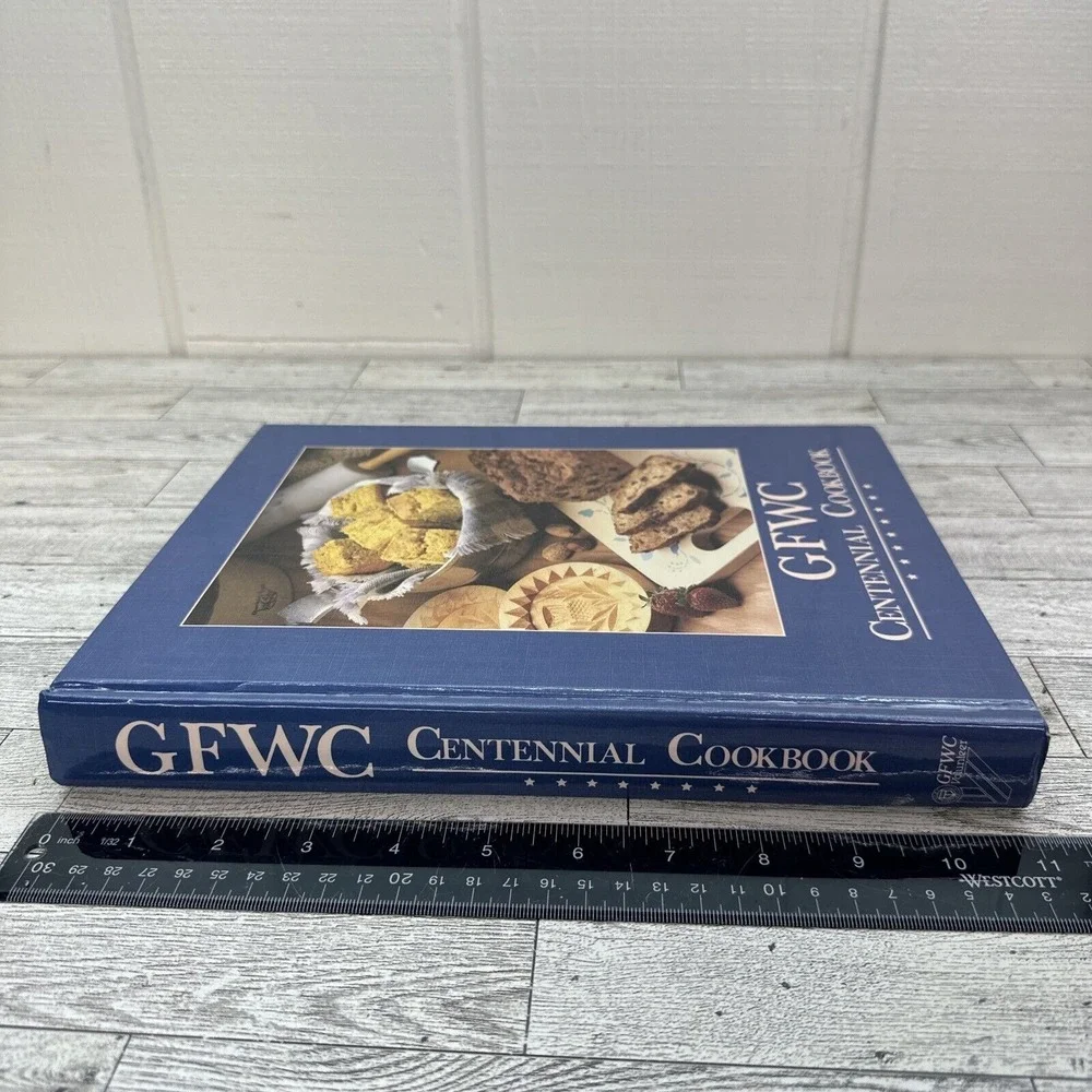 GFWC Centennial Cookbook 1988 Hardcover Recipes Appetizers Casseroles Bread (F8)